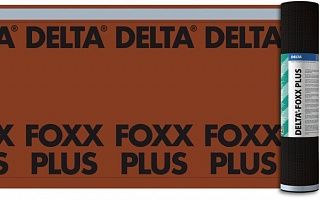 DELTA-FOXX Диффузионная мембрана для пологих крыш со сплошным настилом. Имеет водоотталкивающее покрытие.