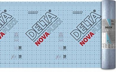DELTA-NOVAFLEX Адаптивная пароизоляционная плёнка с переменной паропроницаемостью для ремонта мансард с внешней стороны и нового строительства деревянных домов