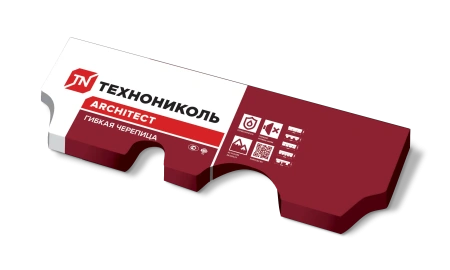 Финская Аккорд Технониколь Shinglas (Шинглас), гибкая битумная черепица, 3 м2