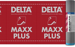 DELTA-MAXX PLUS Энергосберегающая диффузионная мембрана с самоклеящейся лентой для гидроизоляции
